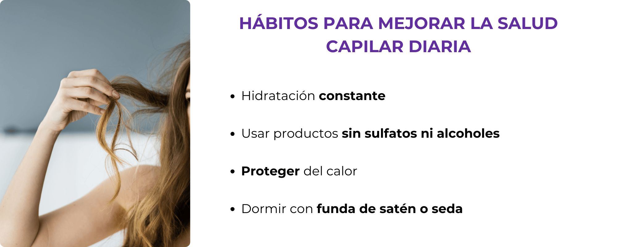  Hábitos para mejorar la salud capilar diaria